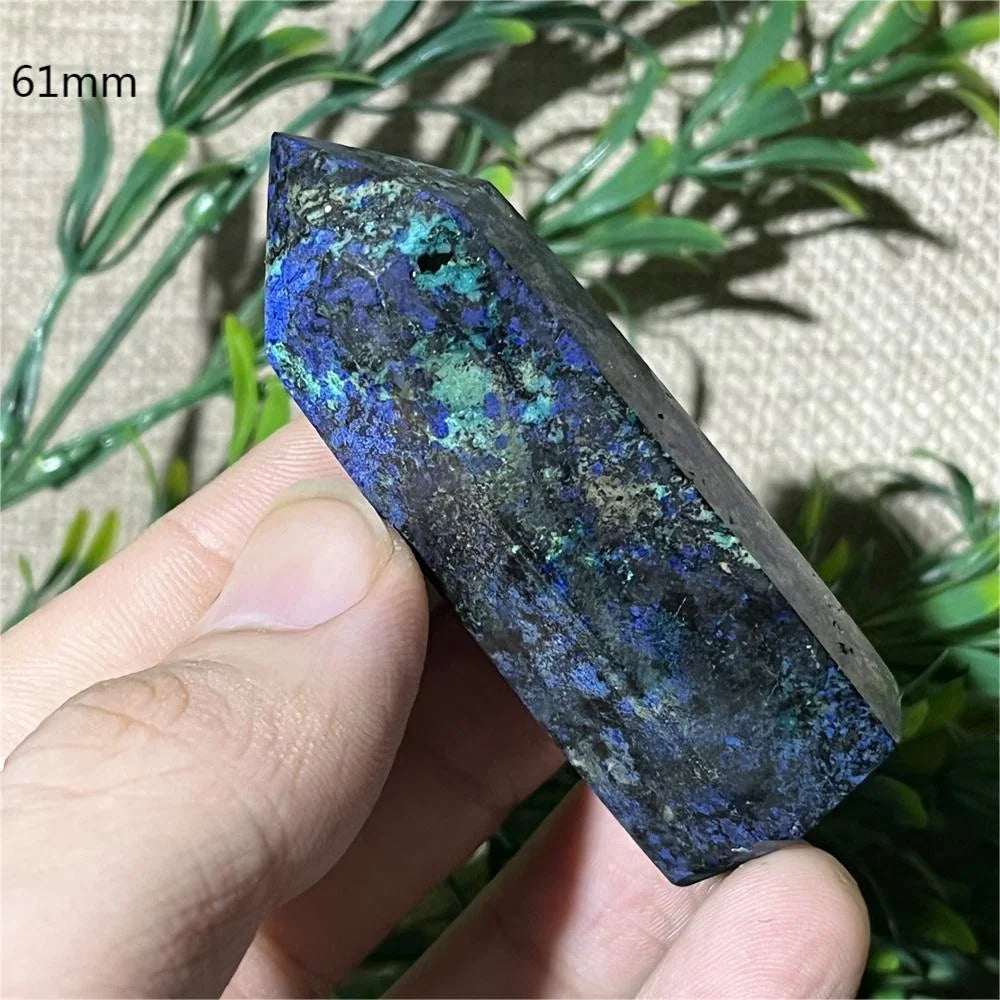Blue Chrysocolla Point Wand-ToShay.org