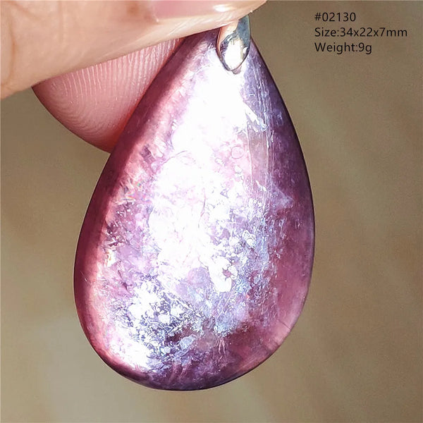 Purple Lepidolite Pendant-ToShay.org