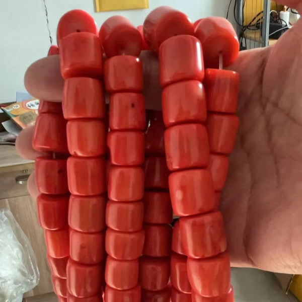 Orange Coral Beads-ToShay.org