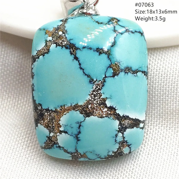 Blue Turquoise Pendant-ToShay.org