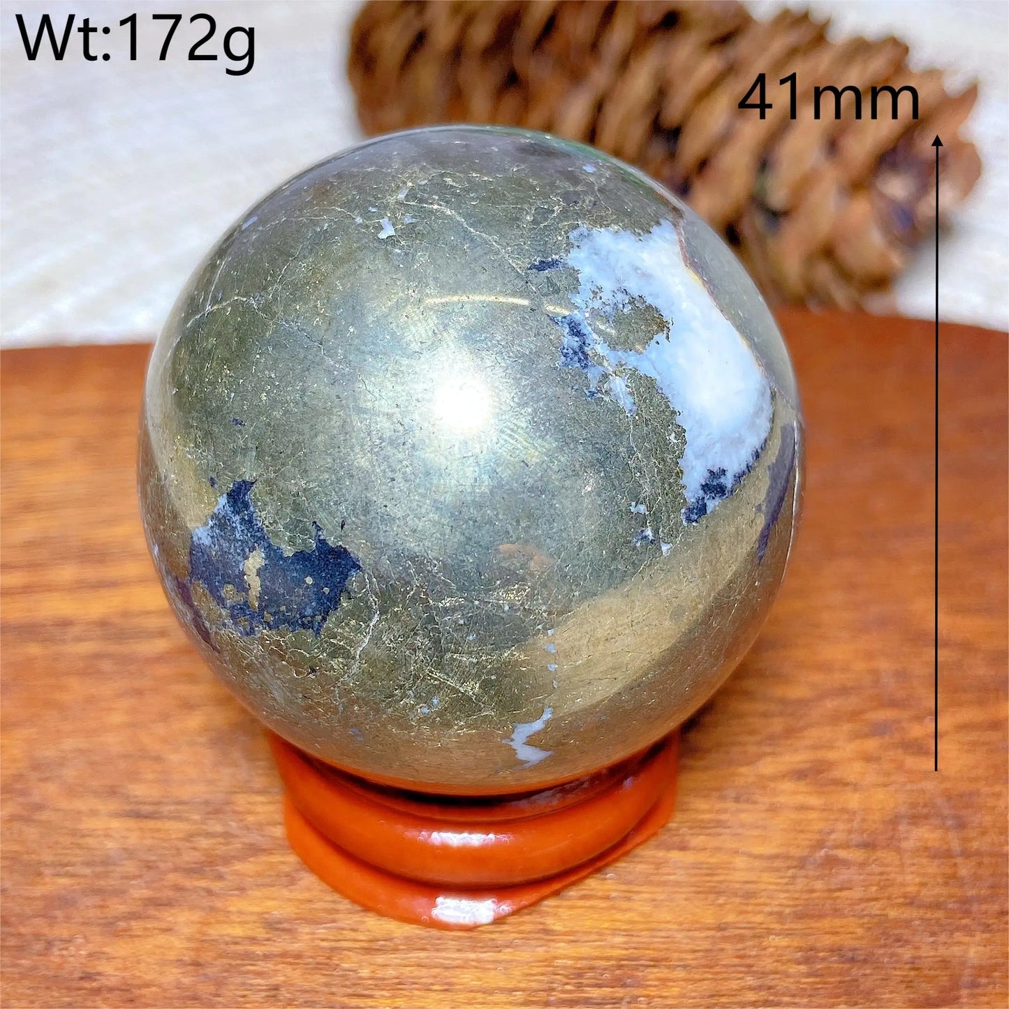 Gold Pyrite Ball-ToShay.org