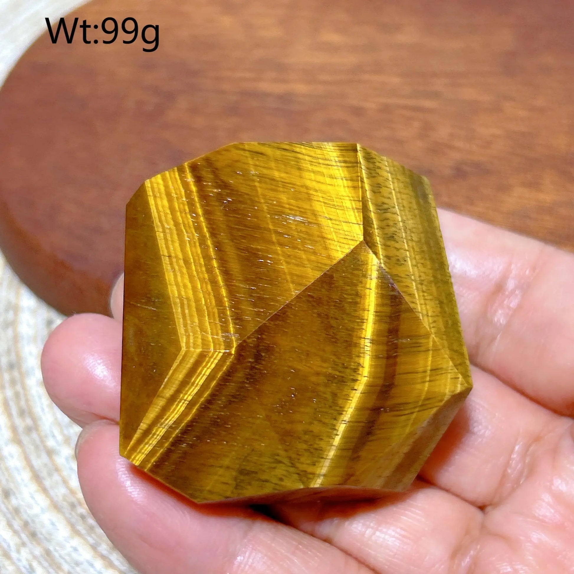Yellow Blue Flash Tiger Eye-ToShay.org