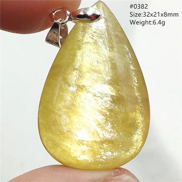Gold Lepidolite Flash Pendant-ToShay.org