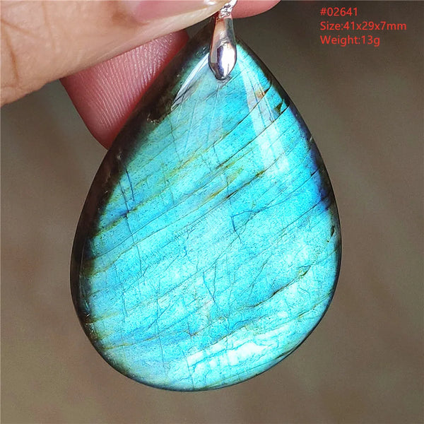 Blue Light Labradorite Pendant-ToShay.org