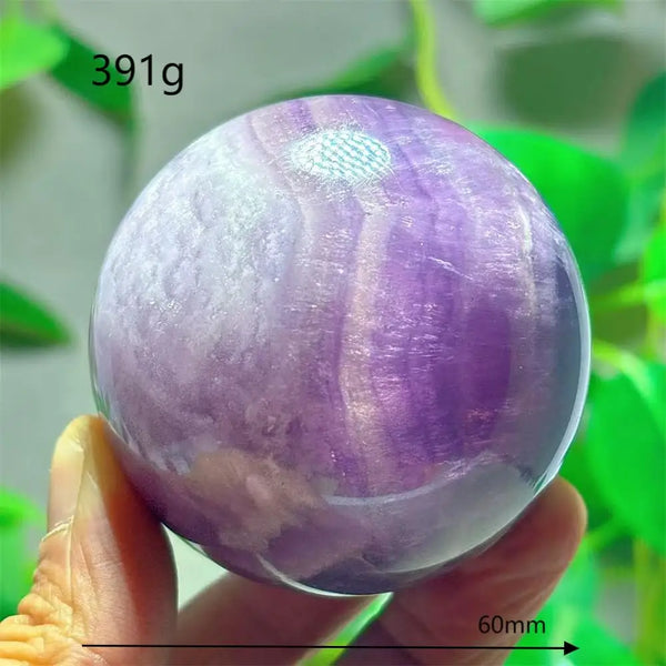 Purple Fluorite Quartz Ball-ToShay.org