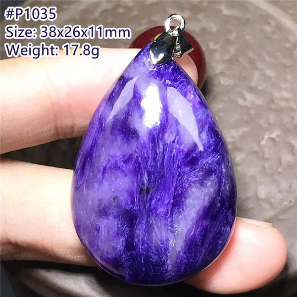 Purple Charoite Pendant-ToShay.org