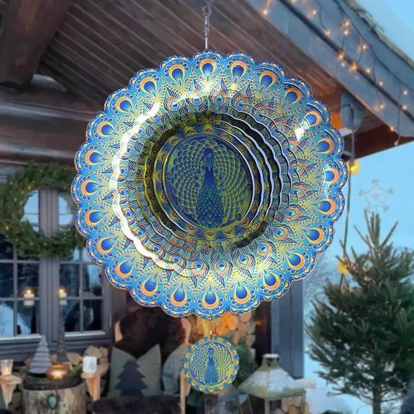 Peacock Wind Spinner-ToShay.org