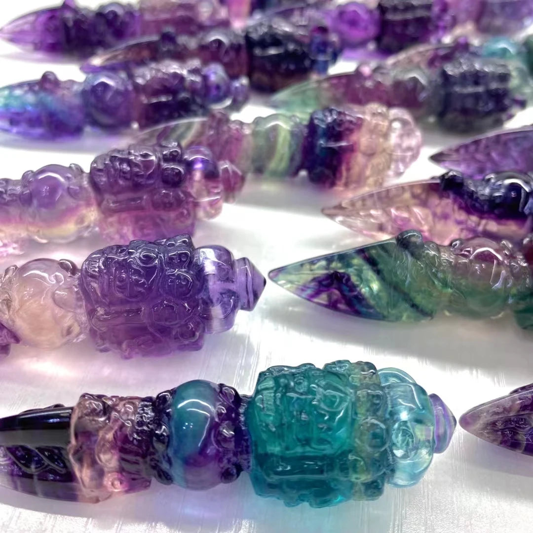 Rainbow Fluorite Sceptre-ToShay.org