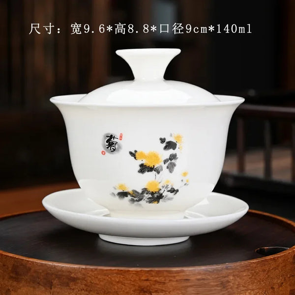 Gaiwan Ceramic Tea Tureen-ToShay.org