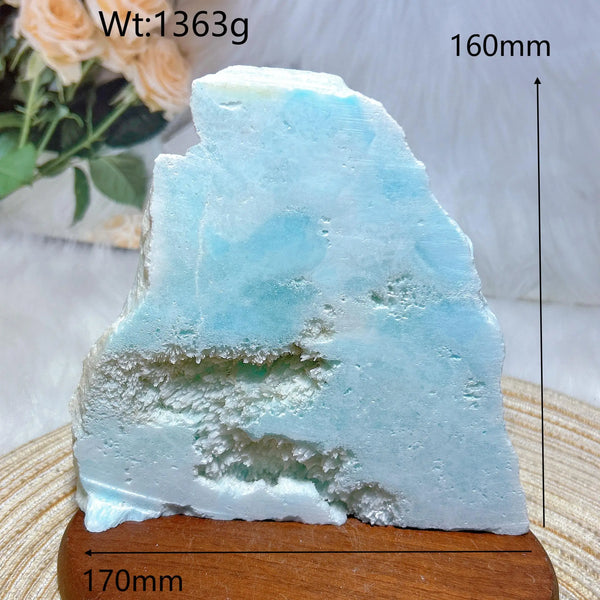 Blue Larimar Raw Stone-ToShay.org