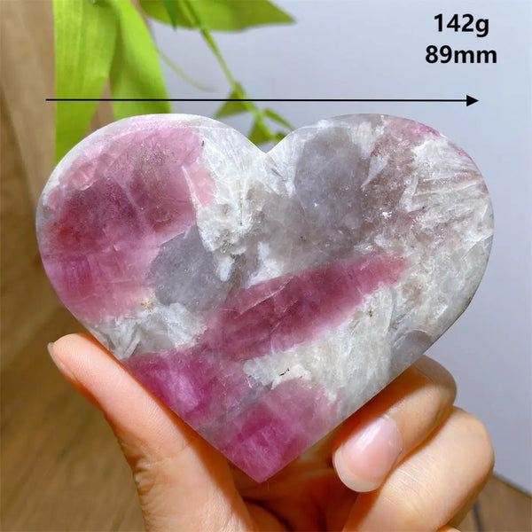 Pink Unicorn Tourmaline Heart-ToShay.org
