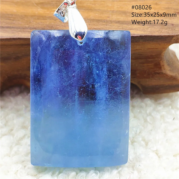 Blue Aquamarine Quartz Pendant-ToShay.org