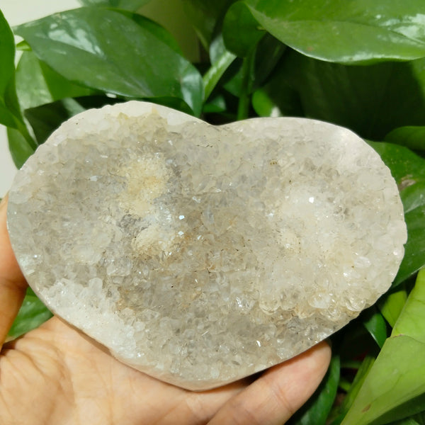 Yellow Crystal Druzy Heart-ToShay.org