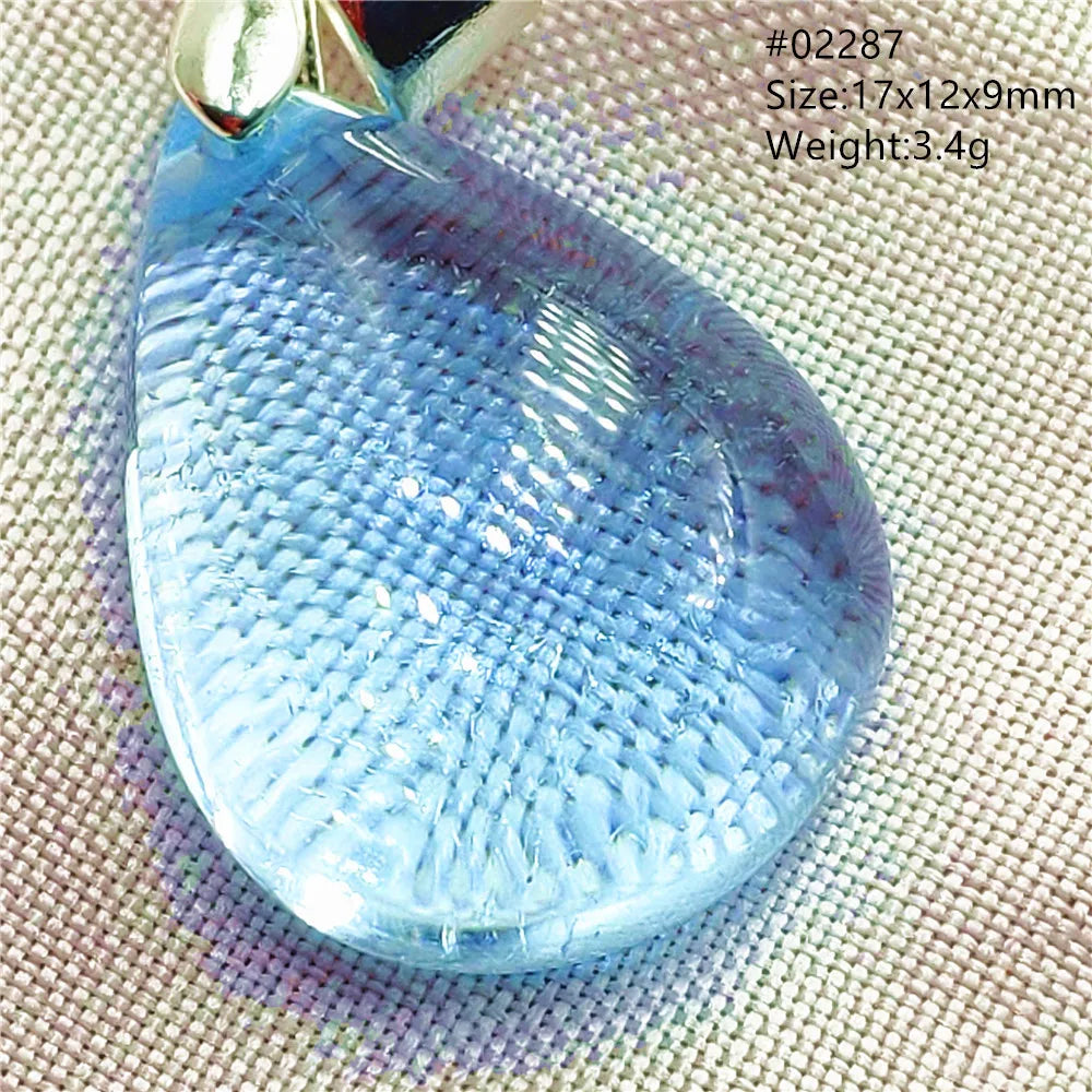 Blue Topaz Crystal Pendant-ToShay.org