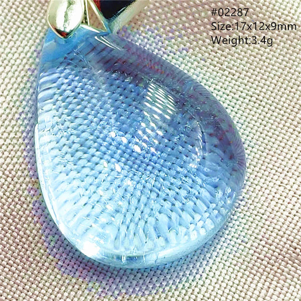 Blue Topaz Crystal Pendant-ToShay.org