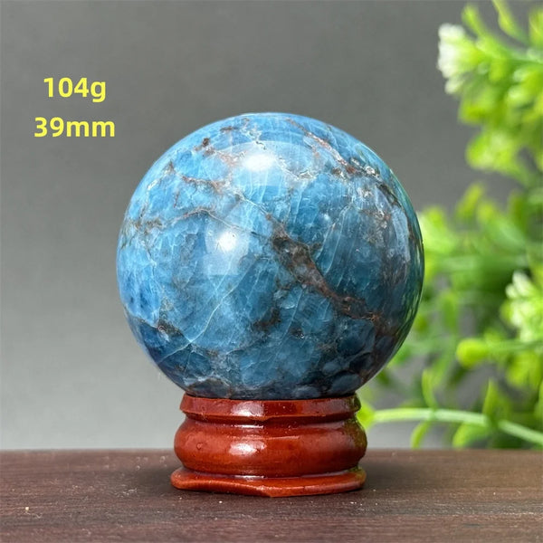 Blue Apatite Quartz Ball-ToShay.org