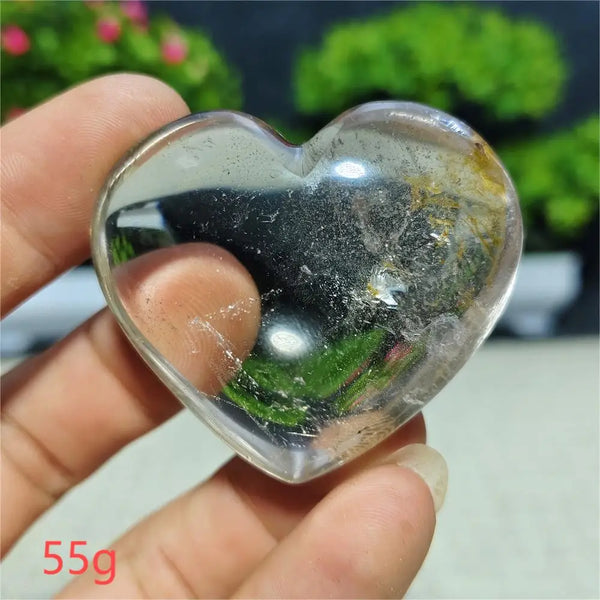 Clear Crystal Heart-ToShay.org