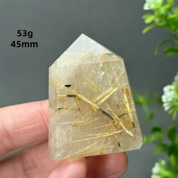 Gold Red Hair Crystal Point-ToShay.org