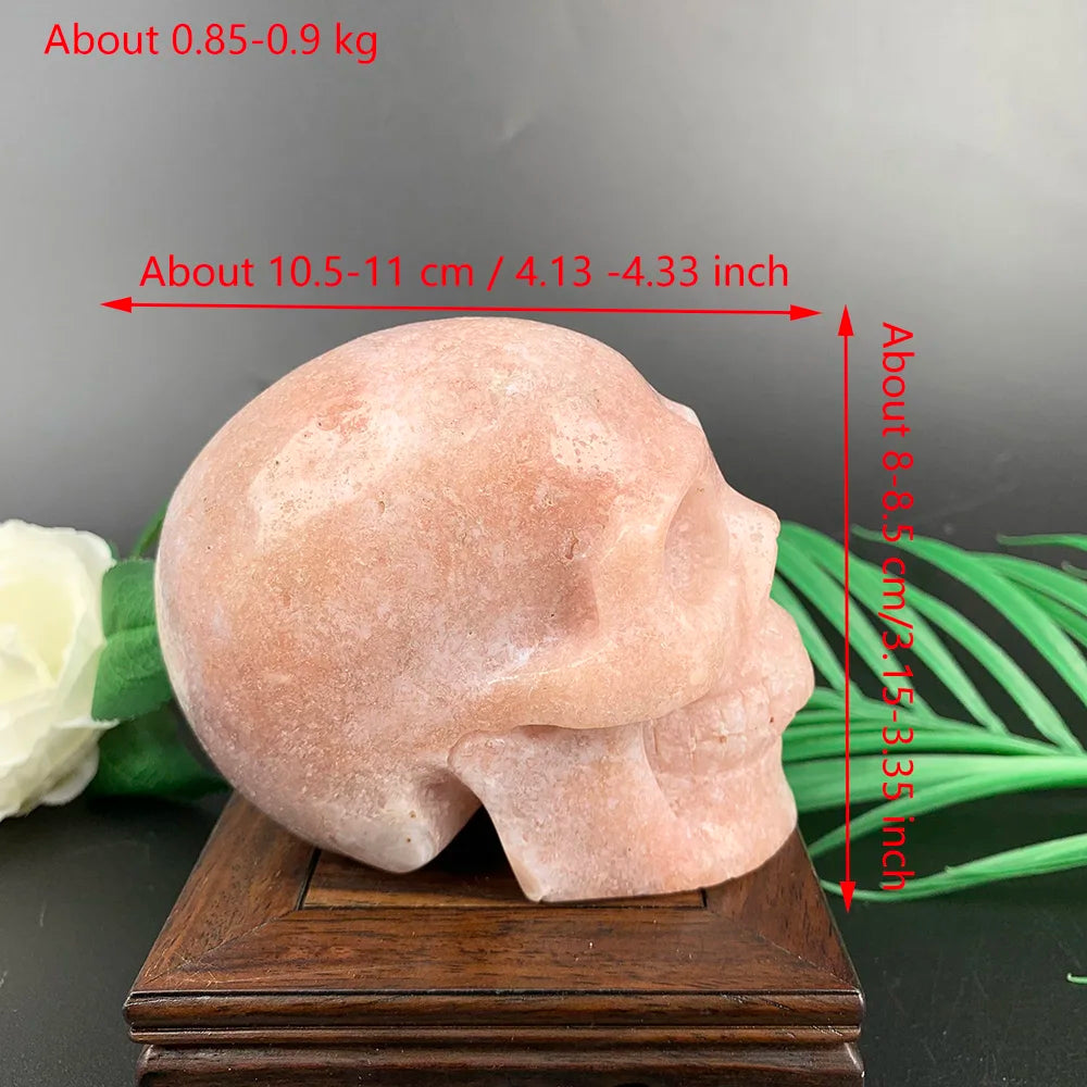 Pink Amethyst Skull-ToShay.org