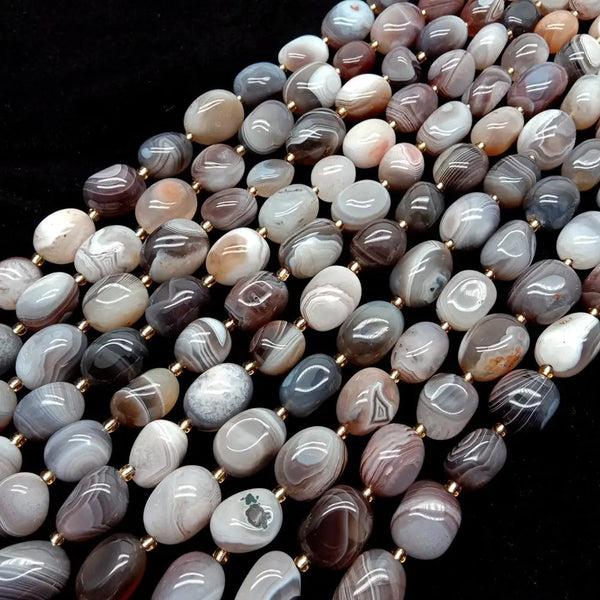 Grey Sardonyx Agate Beads-ToShay.org
