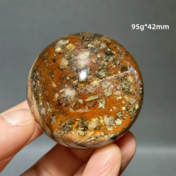 Yellow Chalcopyrite Crystal Ball-ToShay.org