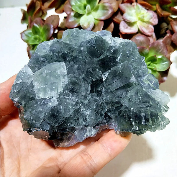 Blue Fluorite Crystal-ToShay.org