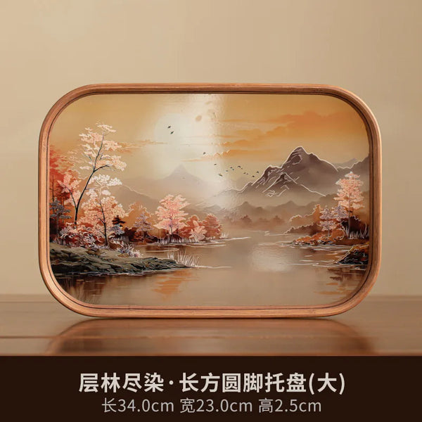 Bamboo Tea Tray-ToShay.org