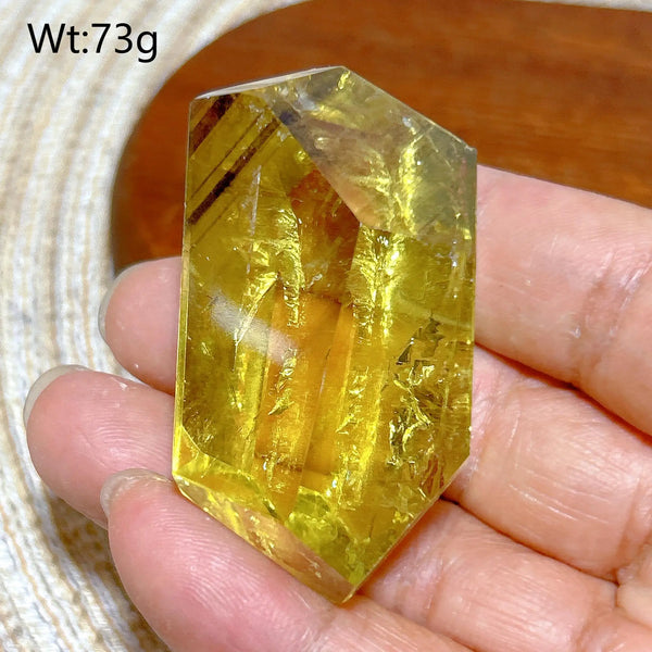 Yellow Smokey Citrine Crystal-ToShay.org