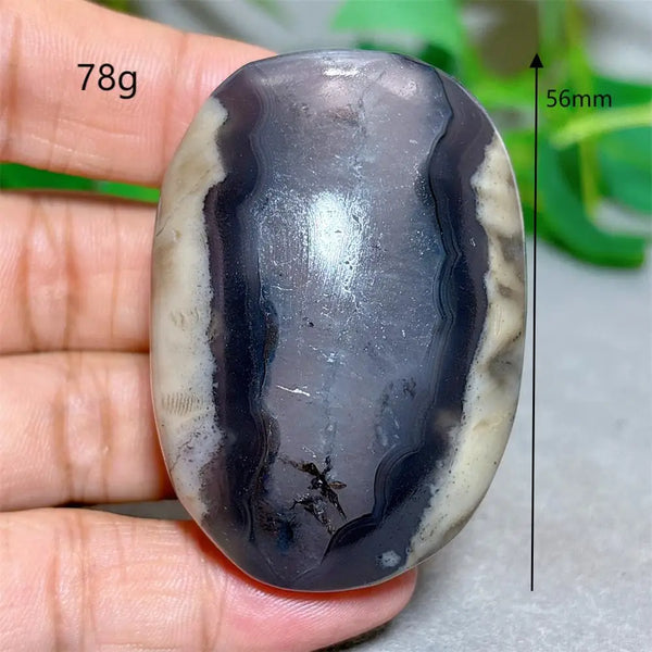 Fire Agate Palm Stone-ToShay.org