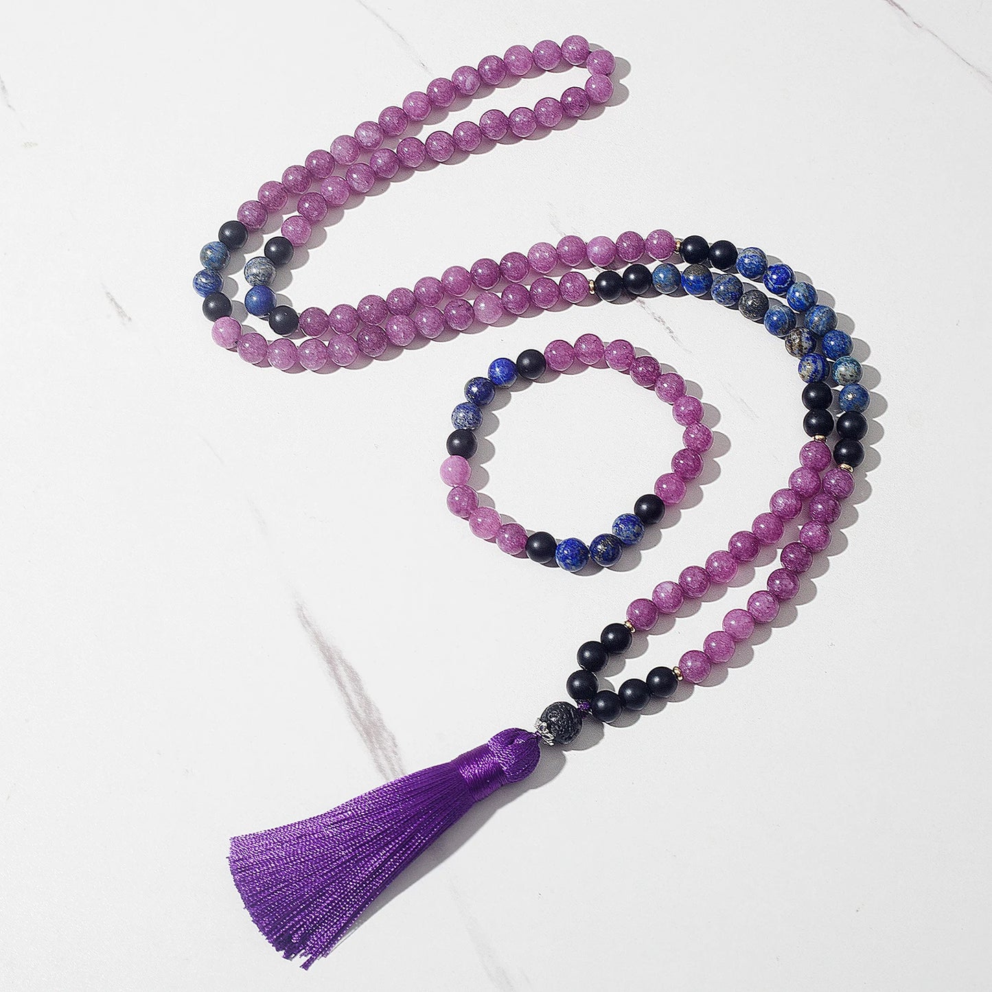 Mixed Crystal Mala Beads-ToShay.org