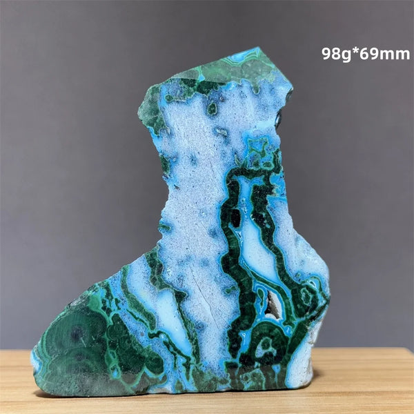 Blue Green Chrysocolla Stone-ToShay.org
