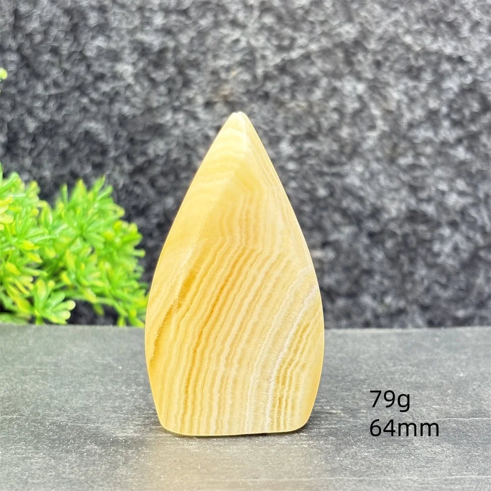 Yellow Striped Crystal Tower-ToShay.org