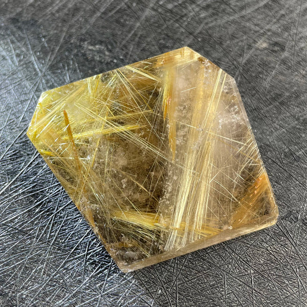 Gold Rutilated Quartz Crystal-ToShay.org