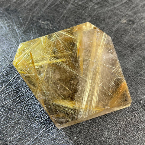 Gold Rutilated Quartz Crystal-ToShay.org