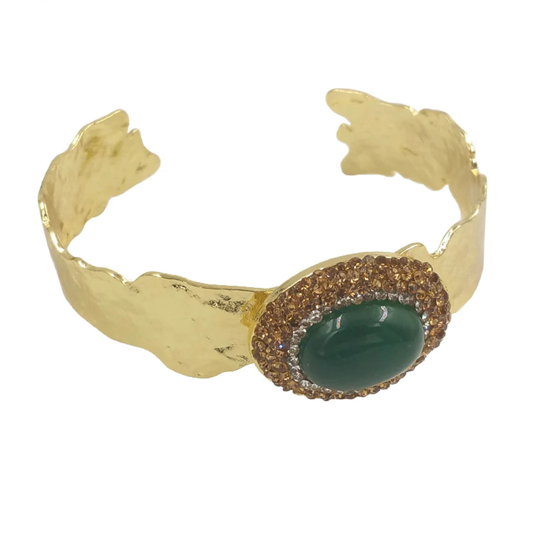 Mixed Crystal Cuff Bracelets-ToShay.org