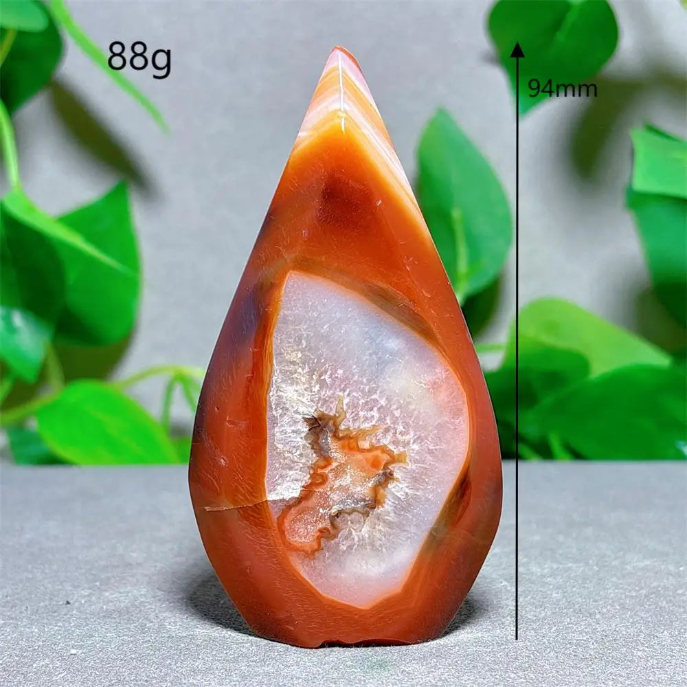 Orange Carnelian Quartz Flame-ToShay.org