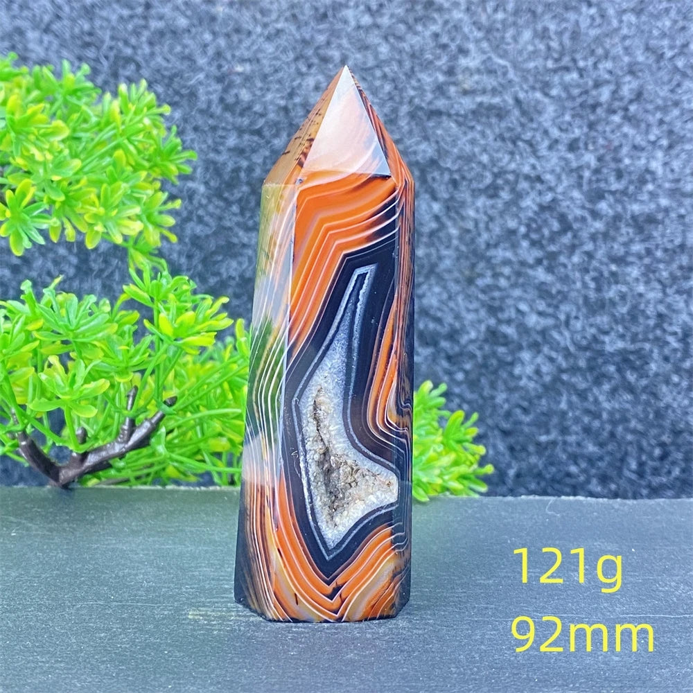 Red Black Stripe Agate-ToShay.org