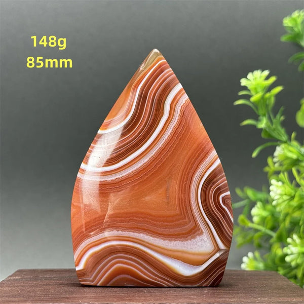 Red Carnelian Striped Agate-ToShay.org