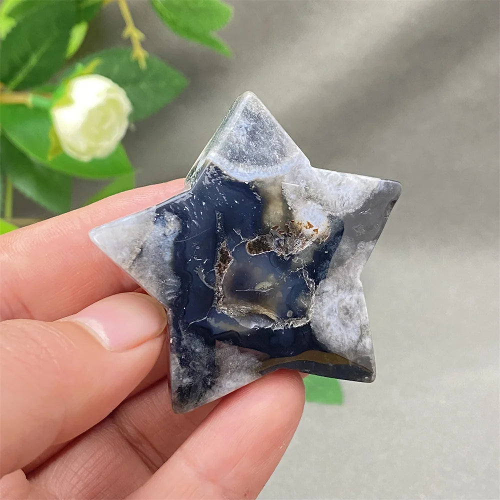 Black Cherry Blossom Agate-ToShay.org
