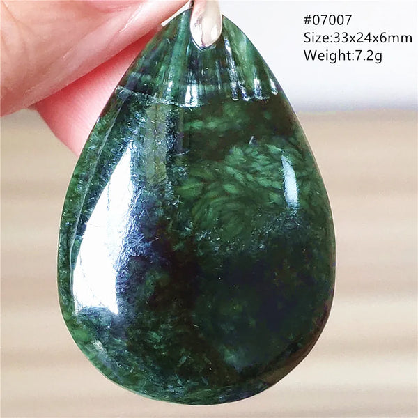 Green Seraphinite Pendant-ToShay.org