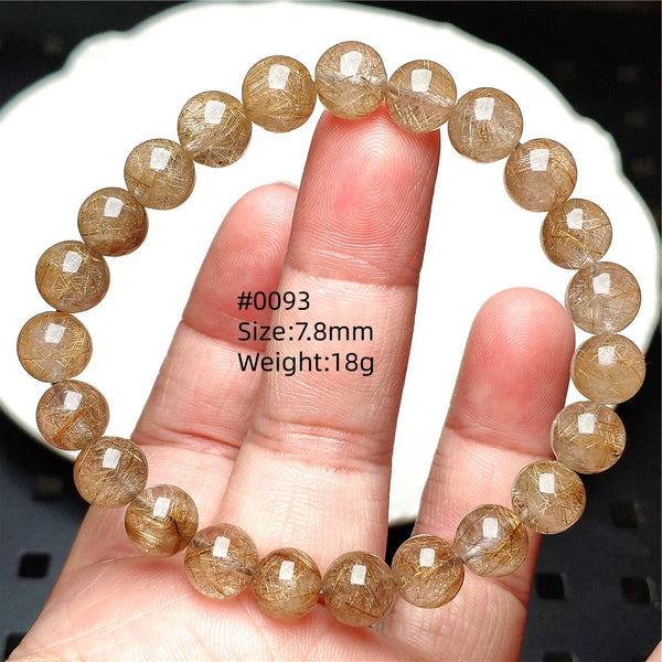 Silver Rutilated Quartz Bracelet-ToShay.org