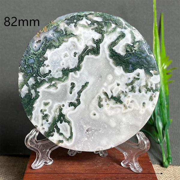 Green Moss Agate Plate-ToShay.org