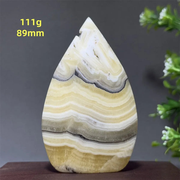 Grey Striped Agate Torch-ToShay.org