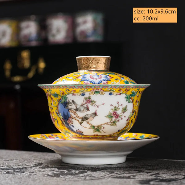 Gaiwan Ceramic Tea Bowl-ToShay.org