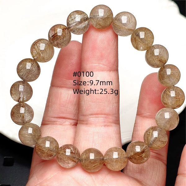 Silver Rutilated Quartz Bracelet-ToShay.org