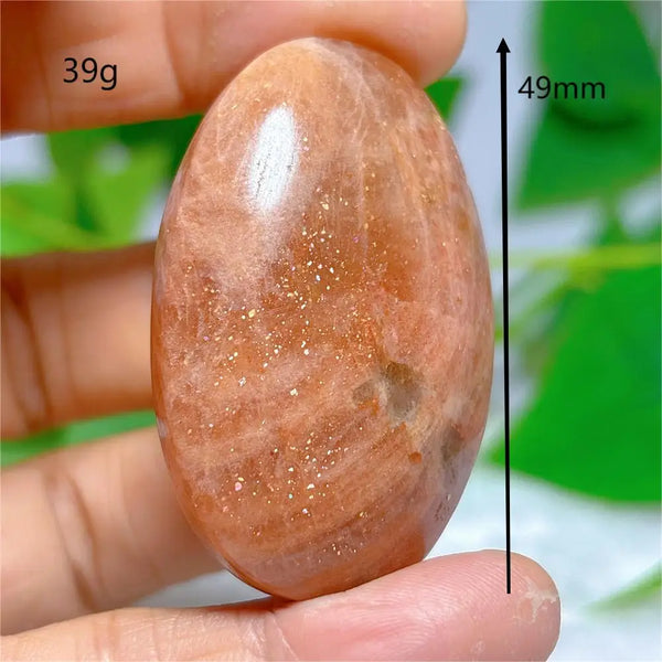 Gold Sunstone Palm Stone-ToShay.org