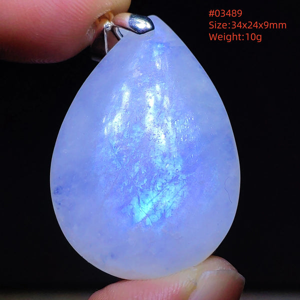 Blue Light Moonstone Pendant-ToShay.org