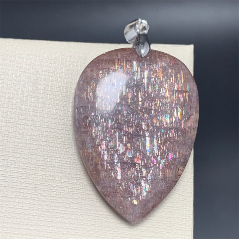 Red Blue Cordierite Pendants-ToShay.org