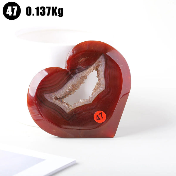 Orange Carnelian Heart-ToShay.org