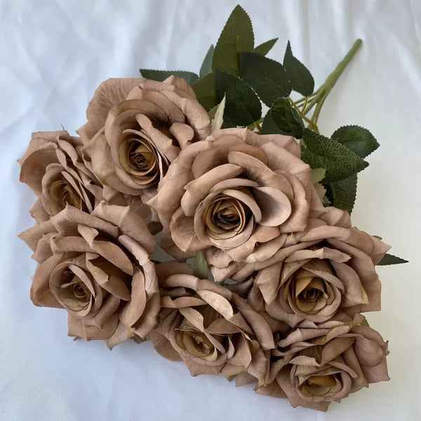 Rose Silk Flower Bouquets-ToShay.org